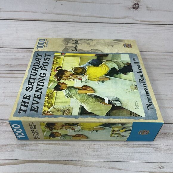 Masterpiece 1000 Piece Jigsaw Puzzle Soda Jerk by Norman Rockwell NEW - Picture 8 of 10